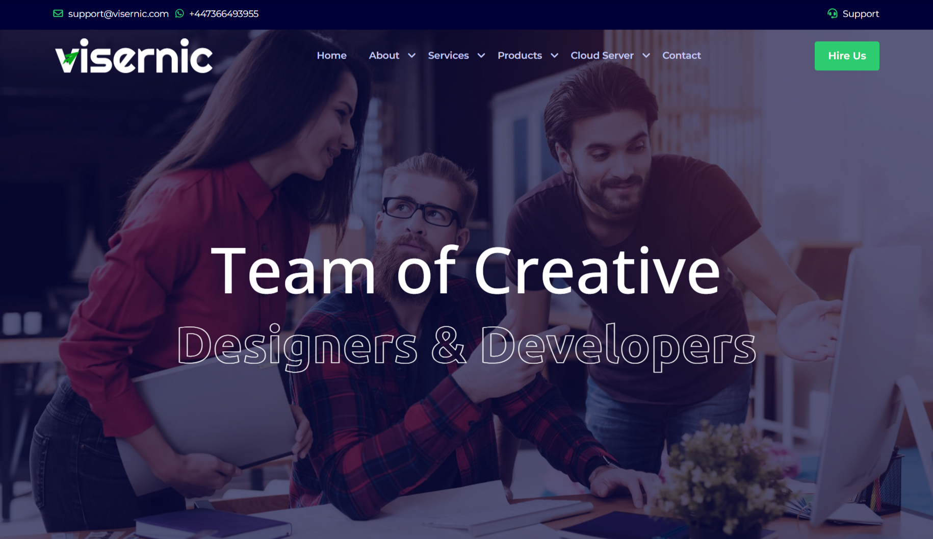 Team of Creative Designers & Developers